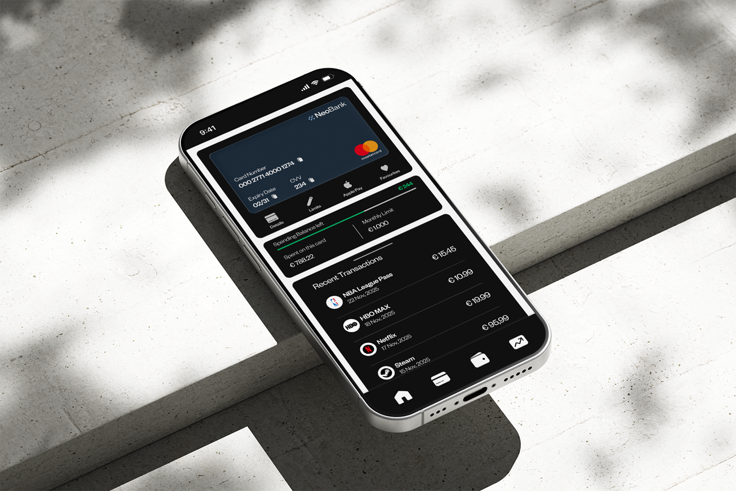 NeoBank App Design Preview