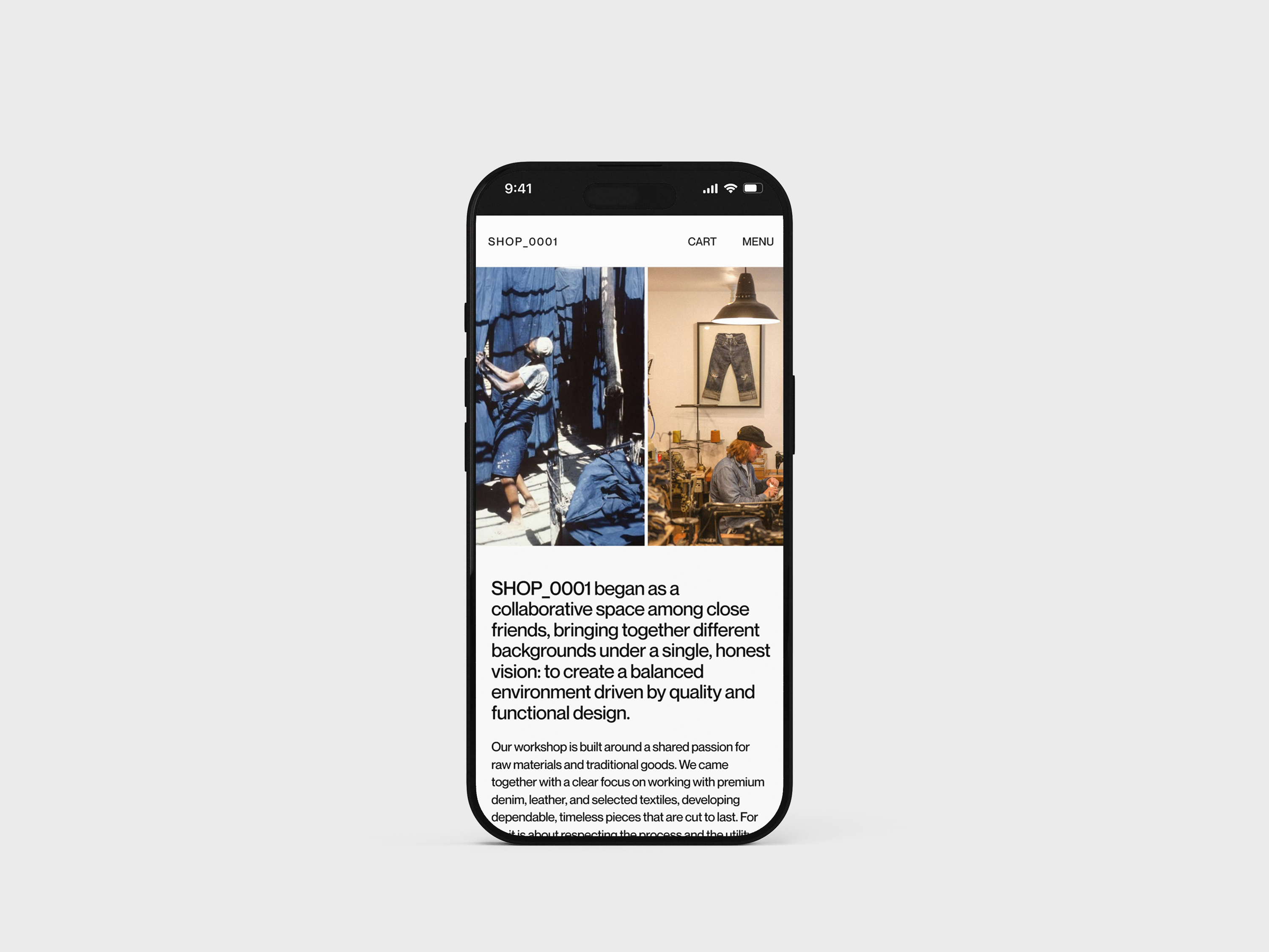 Headless E-commerce project preview